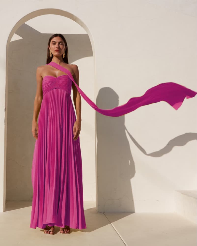 Delfi Collective Pink Daphne Gown  - Image 2