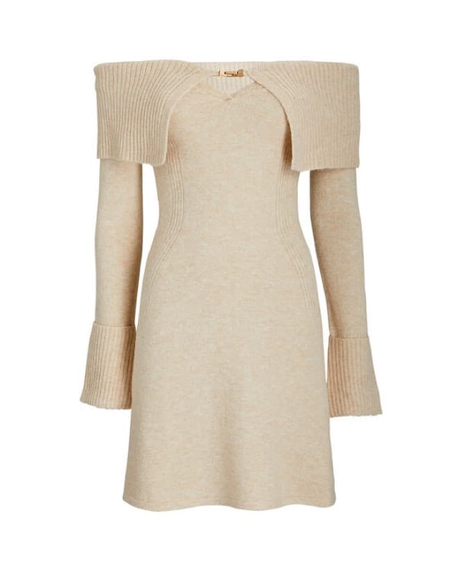 Cult gaia Off Shoulder Knit Dress - Image 3