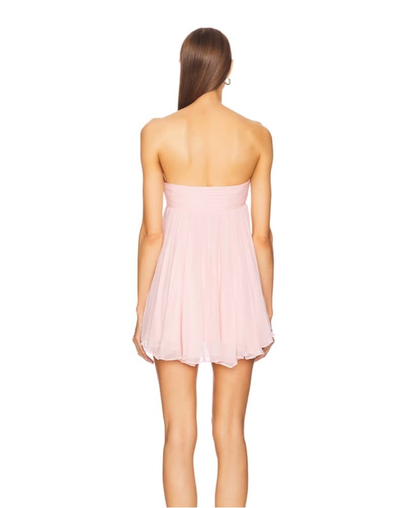Loba Pink Powder Puff Dress  - Image 4