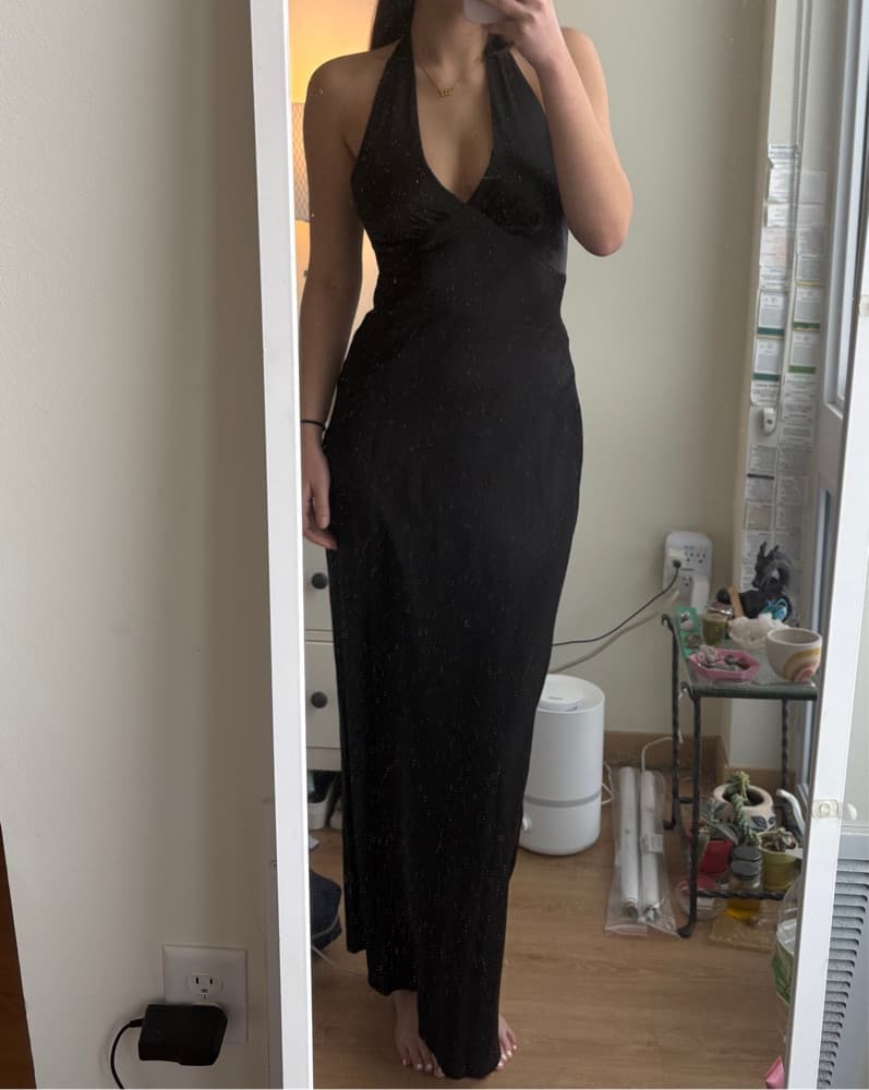 Black Formal Peppermayo Dress - Image 3