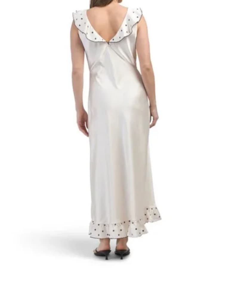 Caroline Constas Frilly White MidiDress  - Image 6