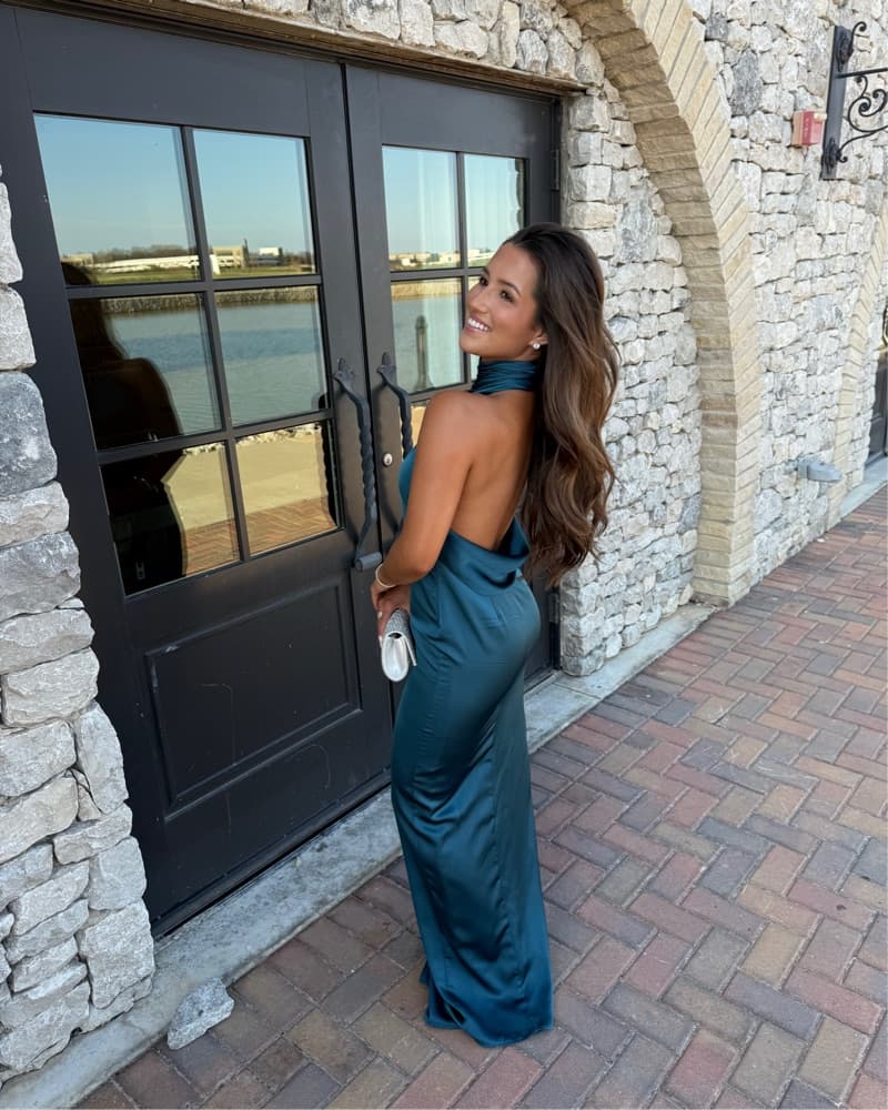 Katie May Revolve Sidrit Gown In Teal - Image 4