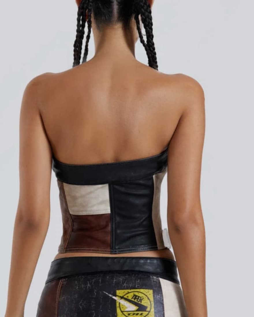 Daytona Leather Corset Top  - Image 3