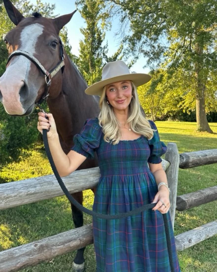 Hillhouse Tartan Louisa Nap Dress by Hill House | Pickle