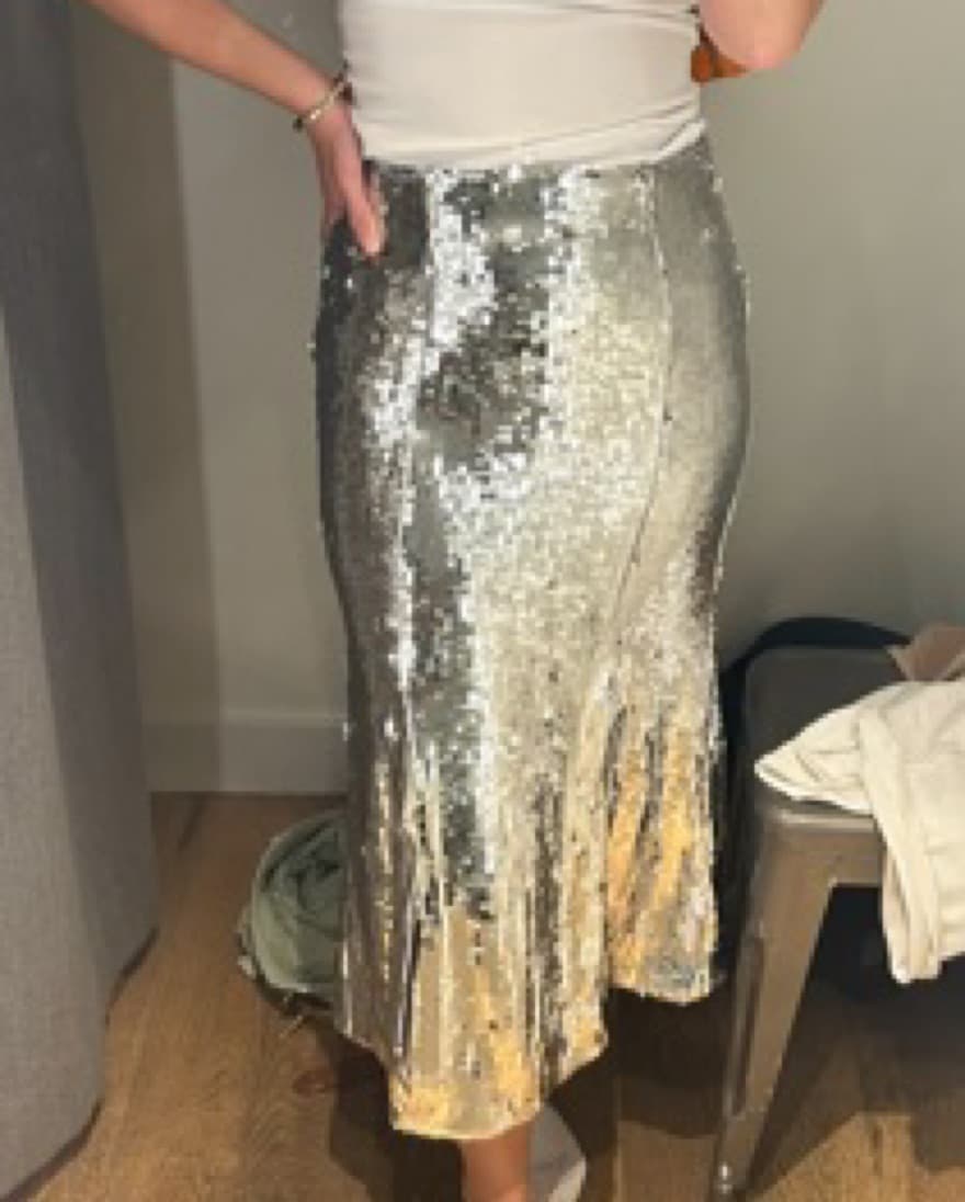JCREW Collection sequin slip skirt - Image 4