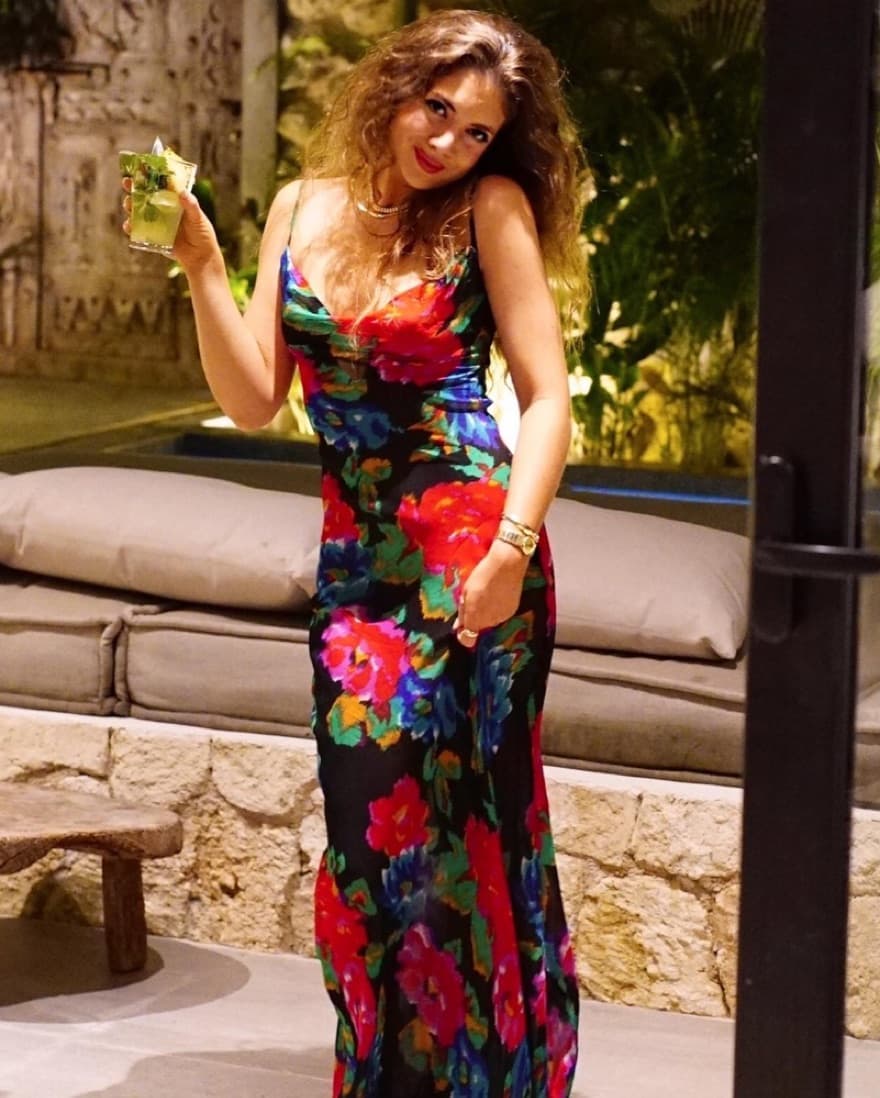 Rat and boa Floral Dress  - Image 2