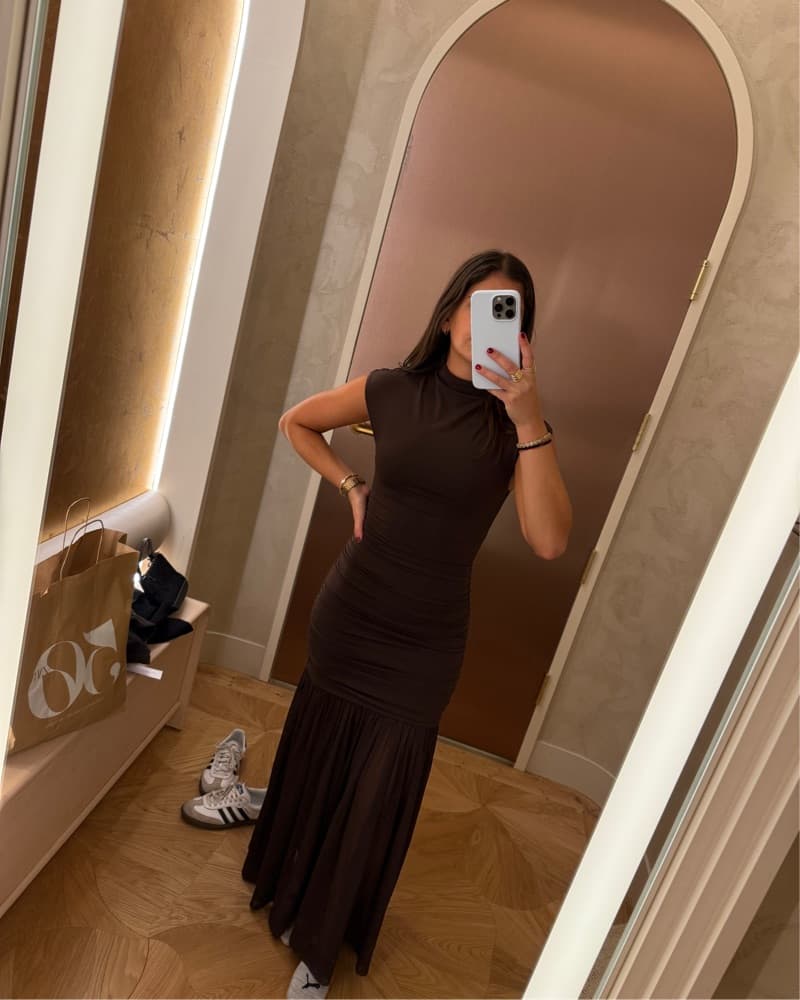 Sculpt Mix Media Mermaid Maxi Dress - Image 2