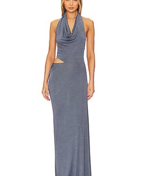 MISHA COLLECTION Elean Halter Gown - Image 2