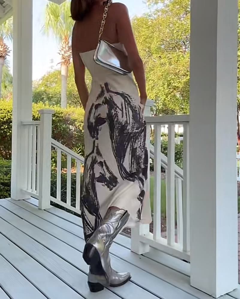 anthropology, Strapless horse dress - Image 2