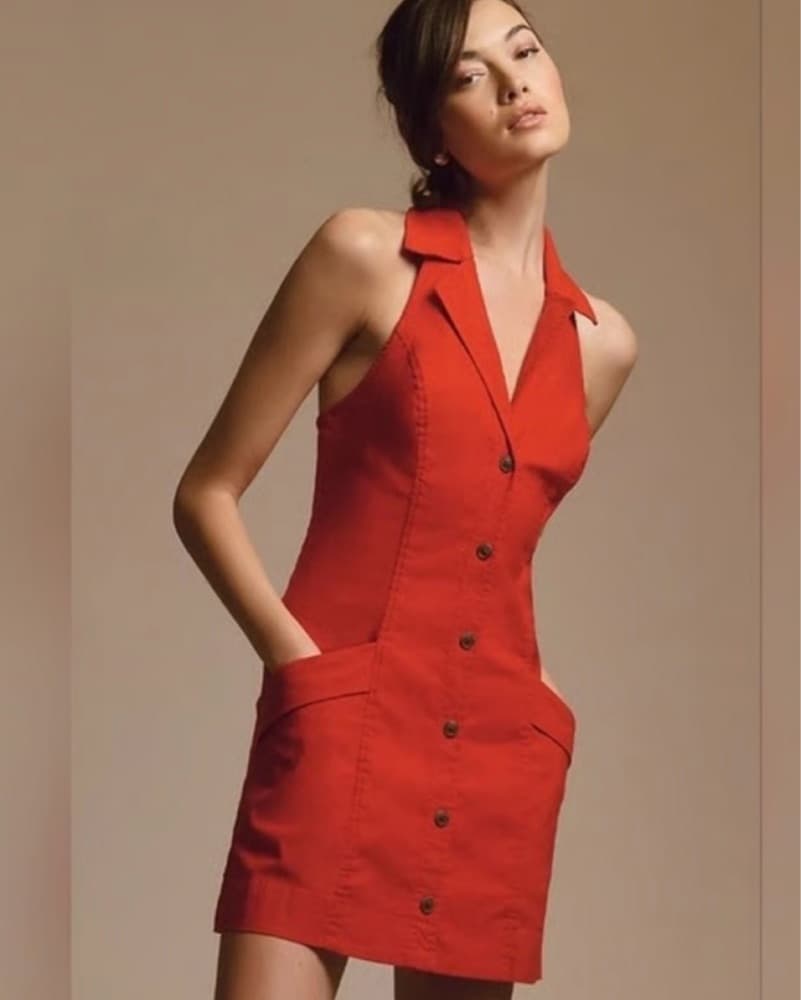 Anthropology Amelia Racerback Mini Dress - Image 2