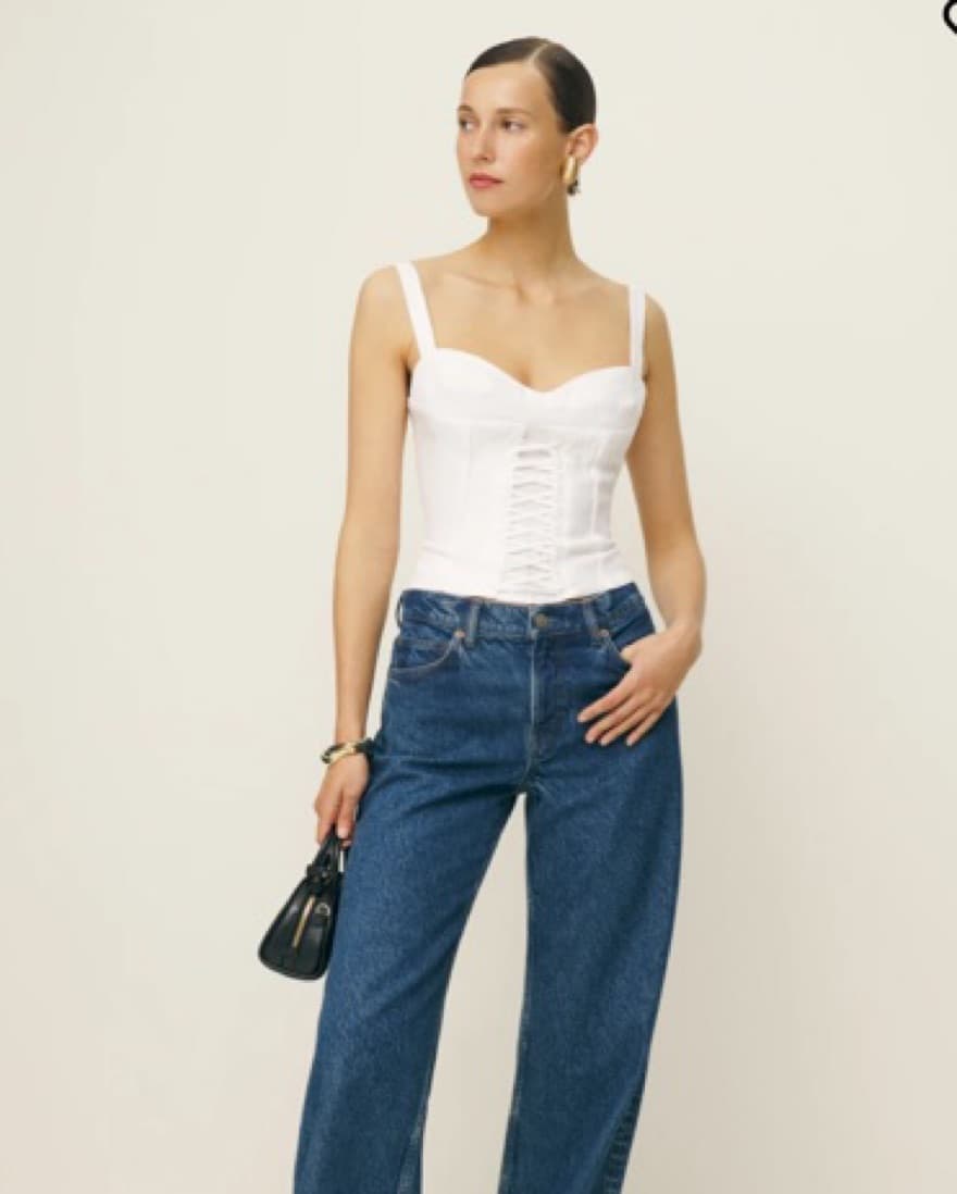 Reformation Gaia Linen Top - Image 3