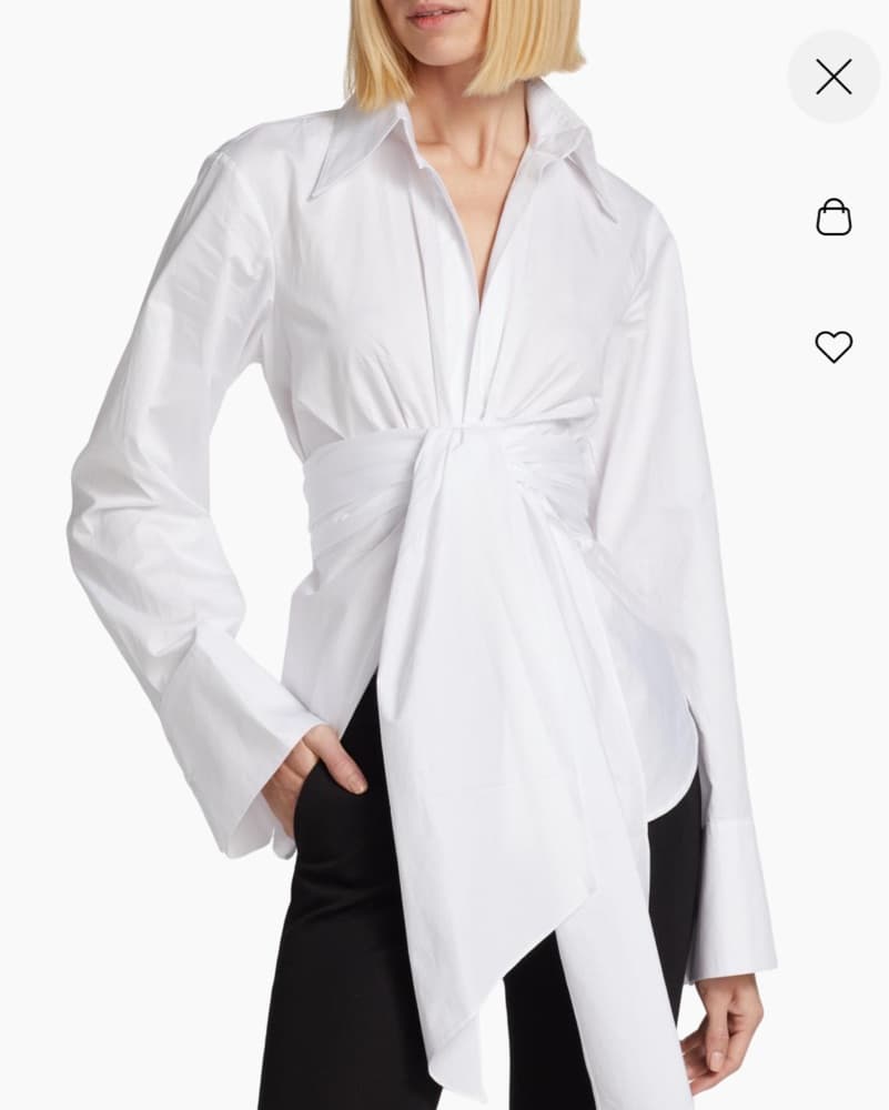Ronny Kobo Moscow Tie Waist Top - Image 4