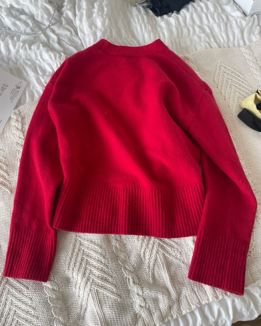 &other Stories Red Sweater - Image 1