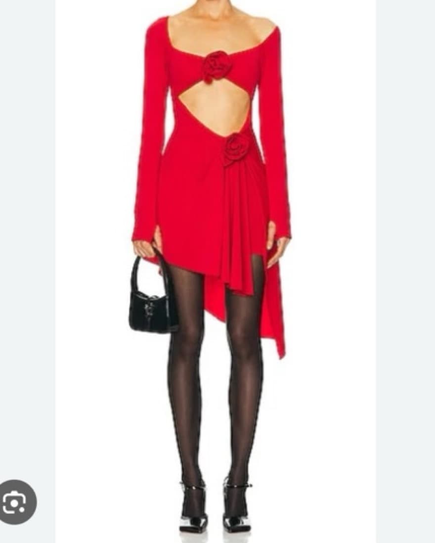 Sandy liang Black Long Sleeve Mini Dress - Image 6