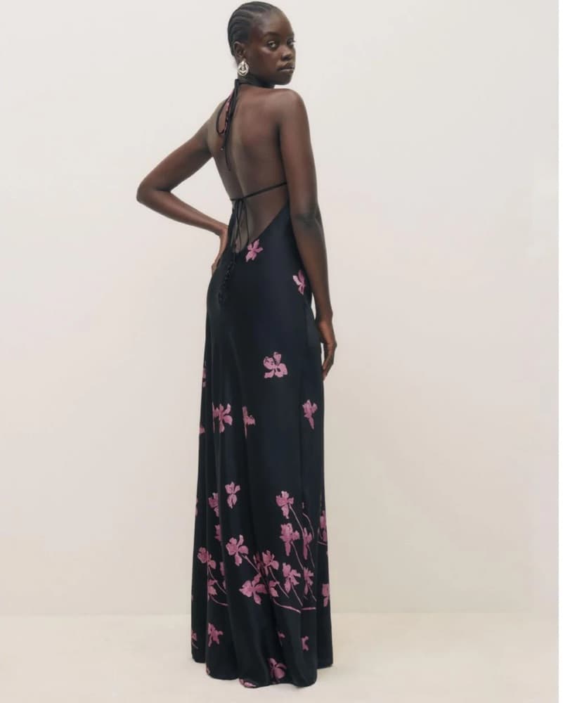 Reformation Floral Evening Gown - Image 4