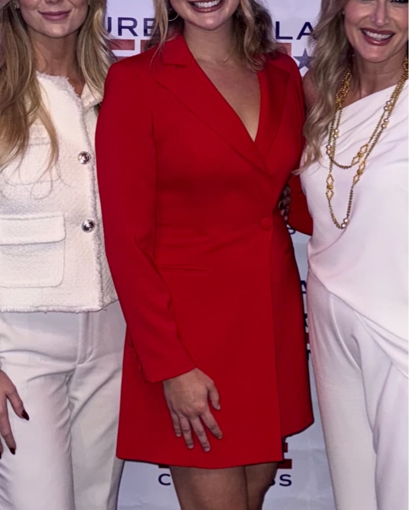 Jay Godfrey Ace Blazer Dress Red 6 - Image 3
