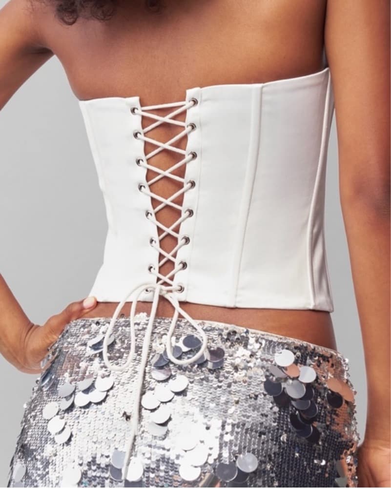 Guizio White Corset - Image 2