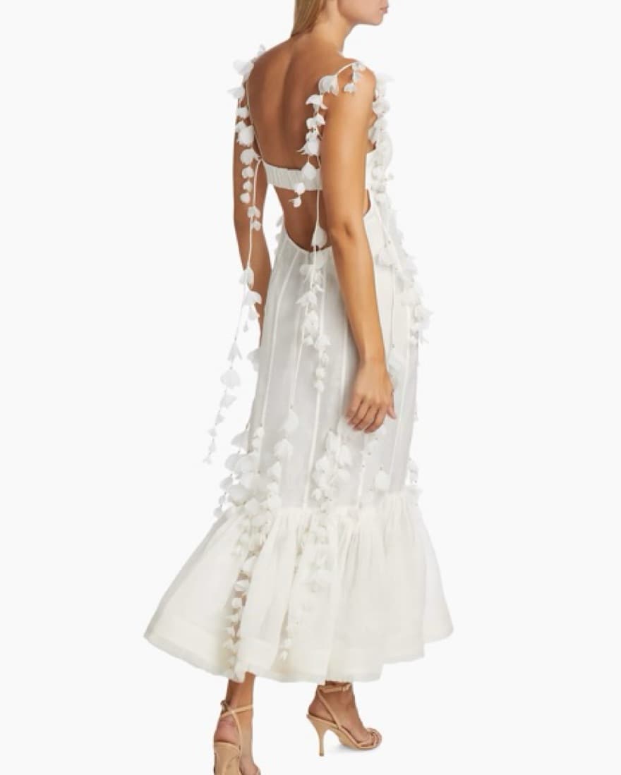 Zimmermann White Petal Dress - Image 6