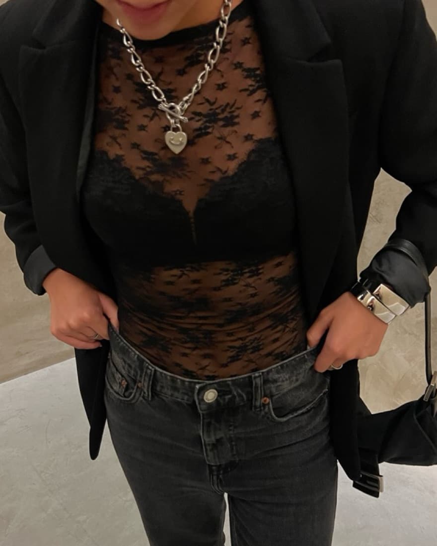 Lioness Lace Tee  - Image 1