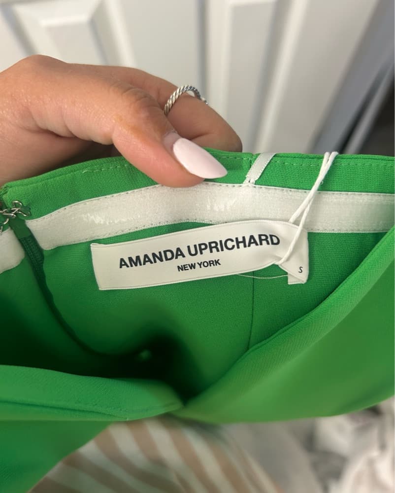 Green Amanda Uprichard Maxi Dress - Image 4