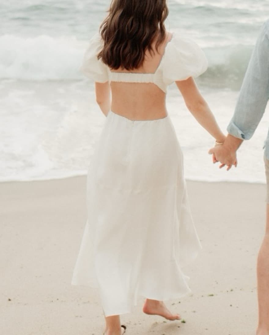  Winley Dress in Off White ASTR  - Image 2