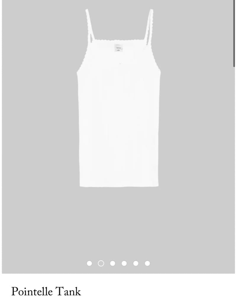 le set pointelle tank white - Image 2
