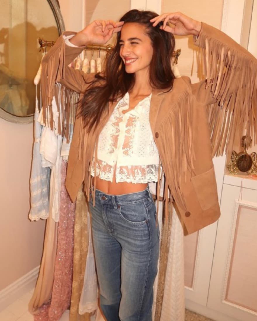 Suede Fringe Jacket - Image 2