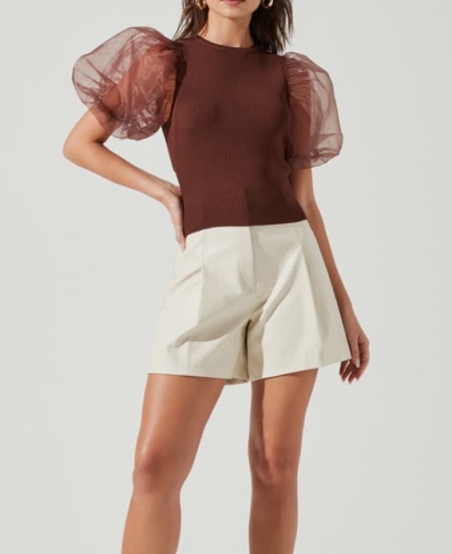 ASTR the Label Puff Sleeve Top - Image 3