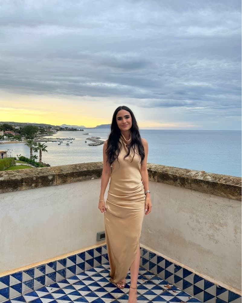 Elegant Satin Halter Maxi Dress - Image 6