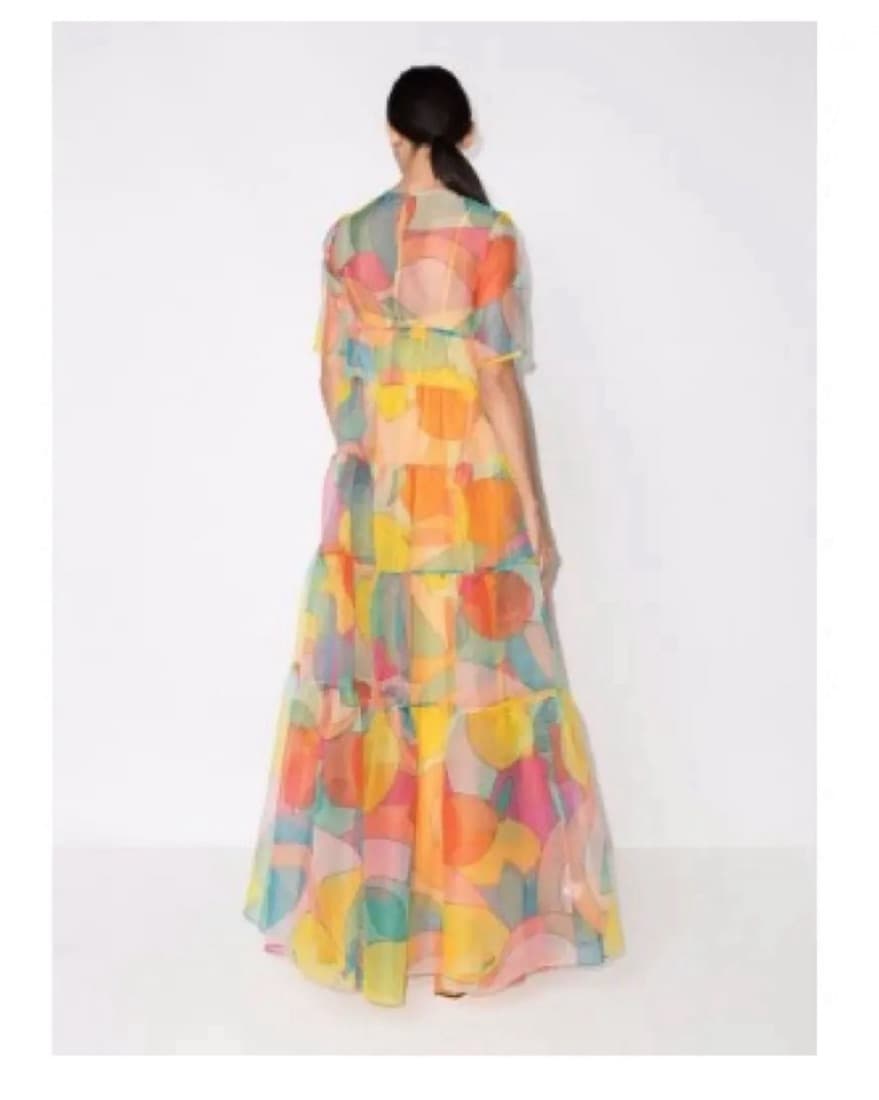 Staud Multi Color Hyacinth Dress - Image 5