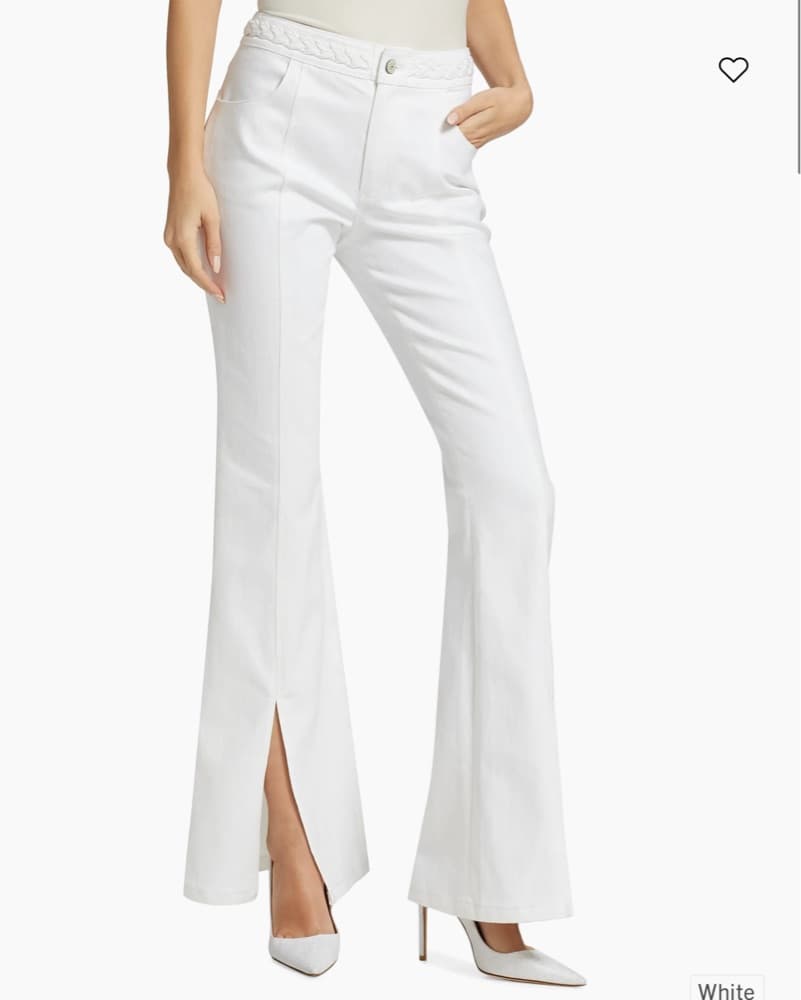 Cinq A Sept White Jeans  - Image 1