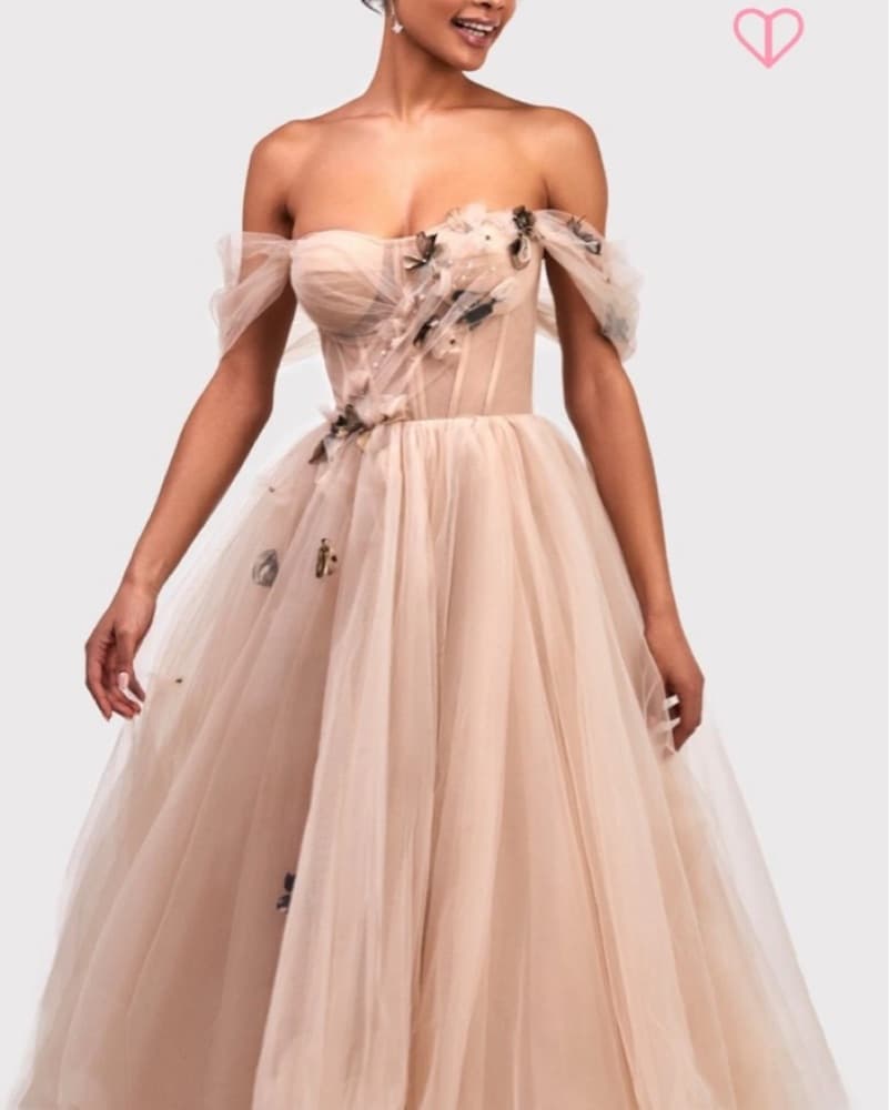 Milla Midi Off The Shoulder Dress - Image 1