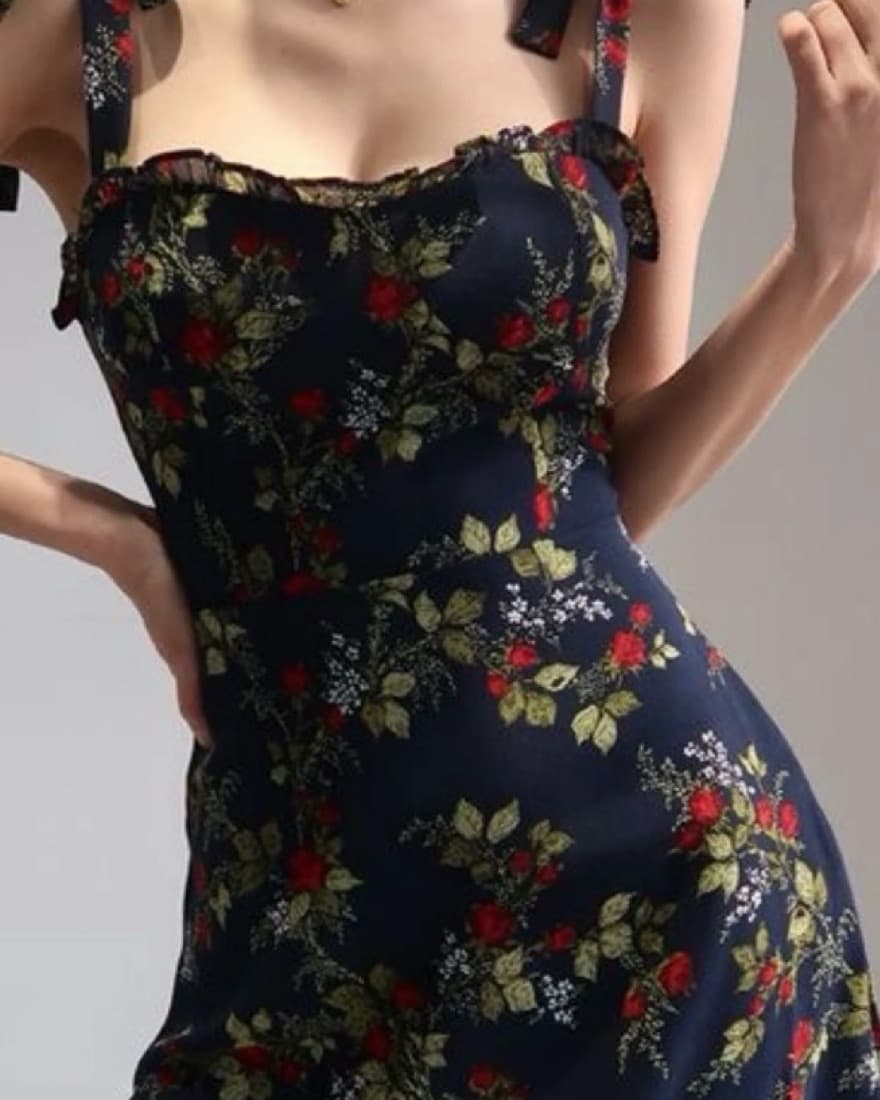 Reformation Nikita dress in Bordeaux - Image 1