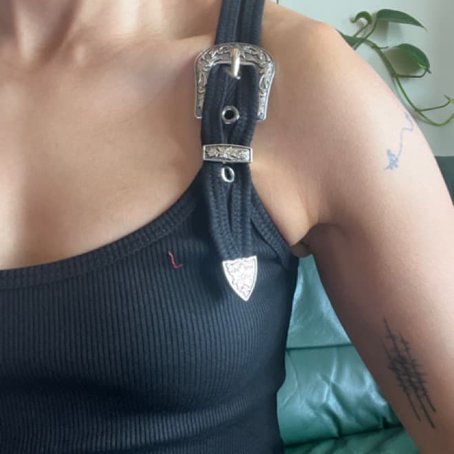 Pixie Market Owen Western Belt Tank Top - Image 6