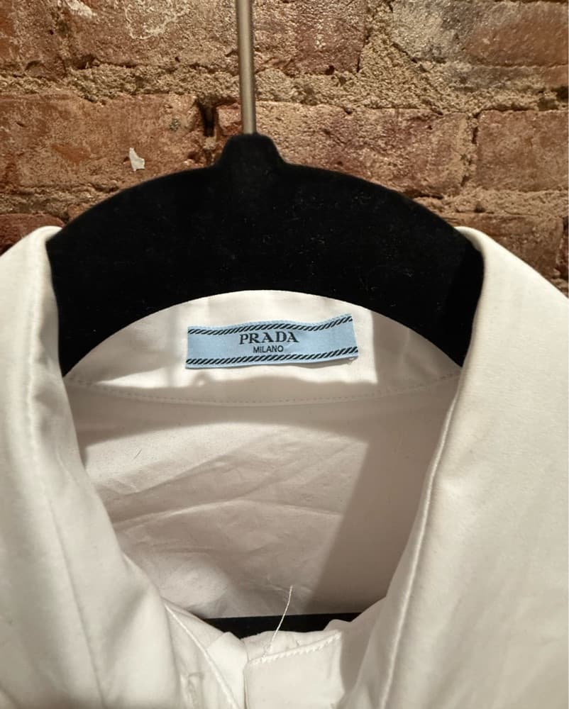 Prada 2022 Cropped Button Up - Image 2