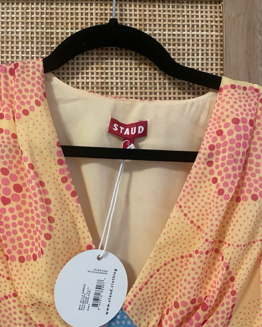 Staud Mini Milla Dress - Image 4