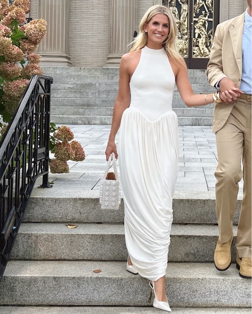 Elegant White Maxi Dress - Image 4
