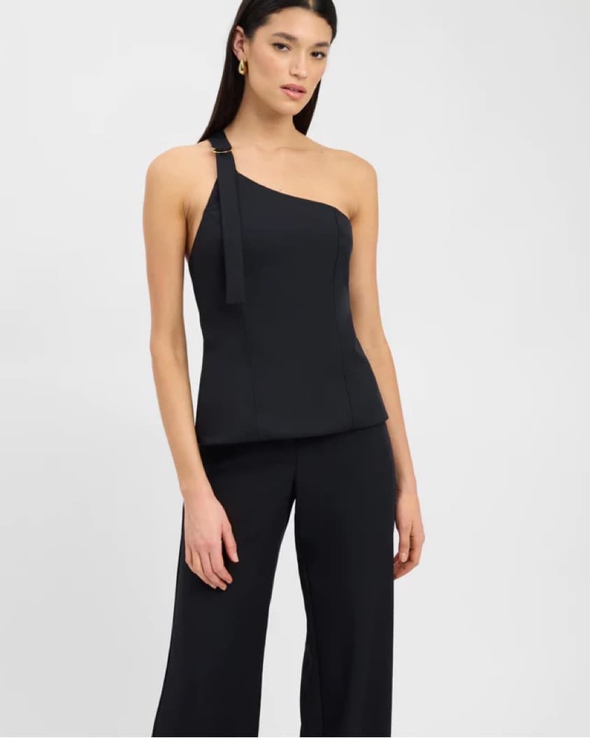 Kookai One Shoulder Buckle Top - Image 4
