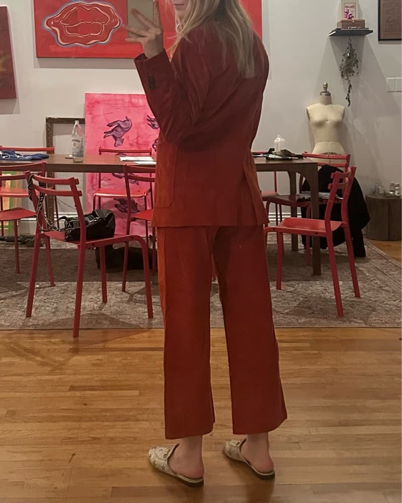 Rust Color Corduroy Set - Image 5