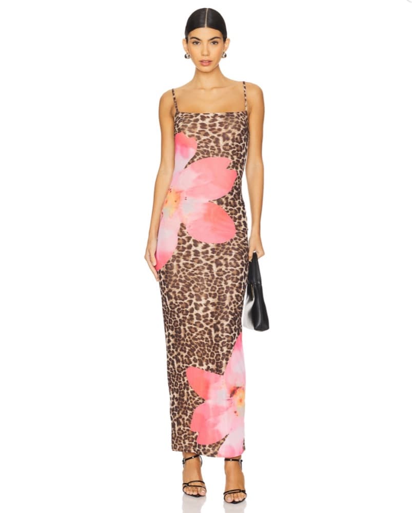 superdown Leopard Print Maxi Dress - Image 1