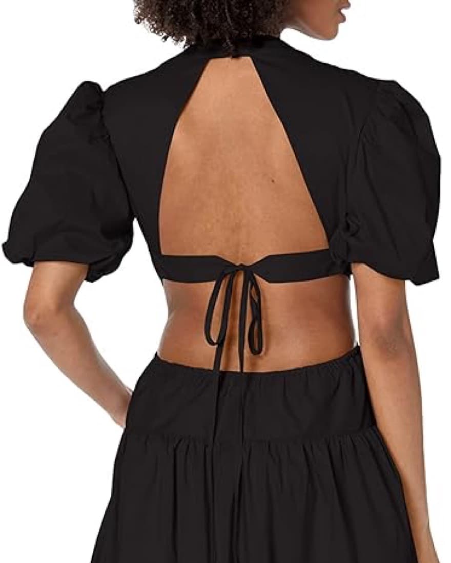 ASTR Summer Black Dress - Image 2