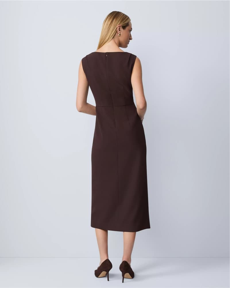 Chocolate Brown Work Dress - Image 2