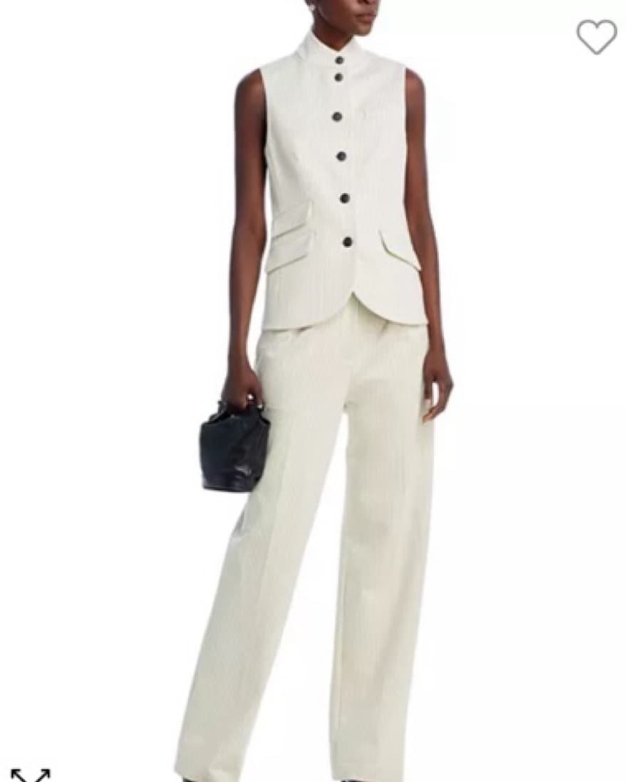 Rag & Bone Slade Ponte Vest  - Image 1