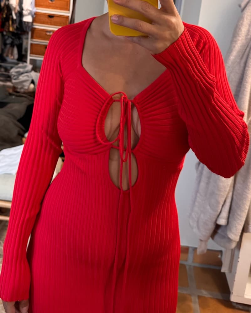 Solid & Striped Lisa Midi Bodycon Dress - Image 3