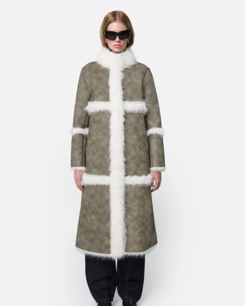 Apparis Faux Fur Coat - Image 1