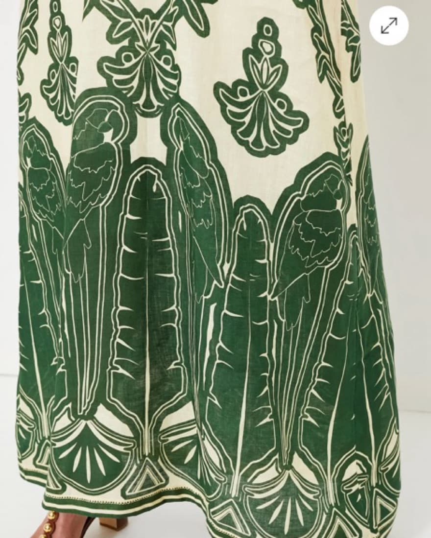 Eugenia Fernandez Green Caribe Dress - Image 4