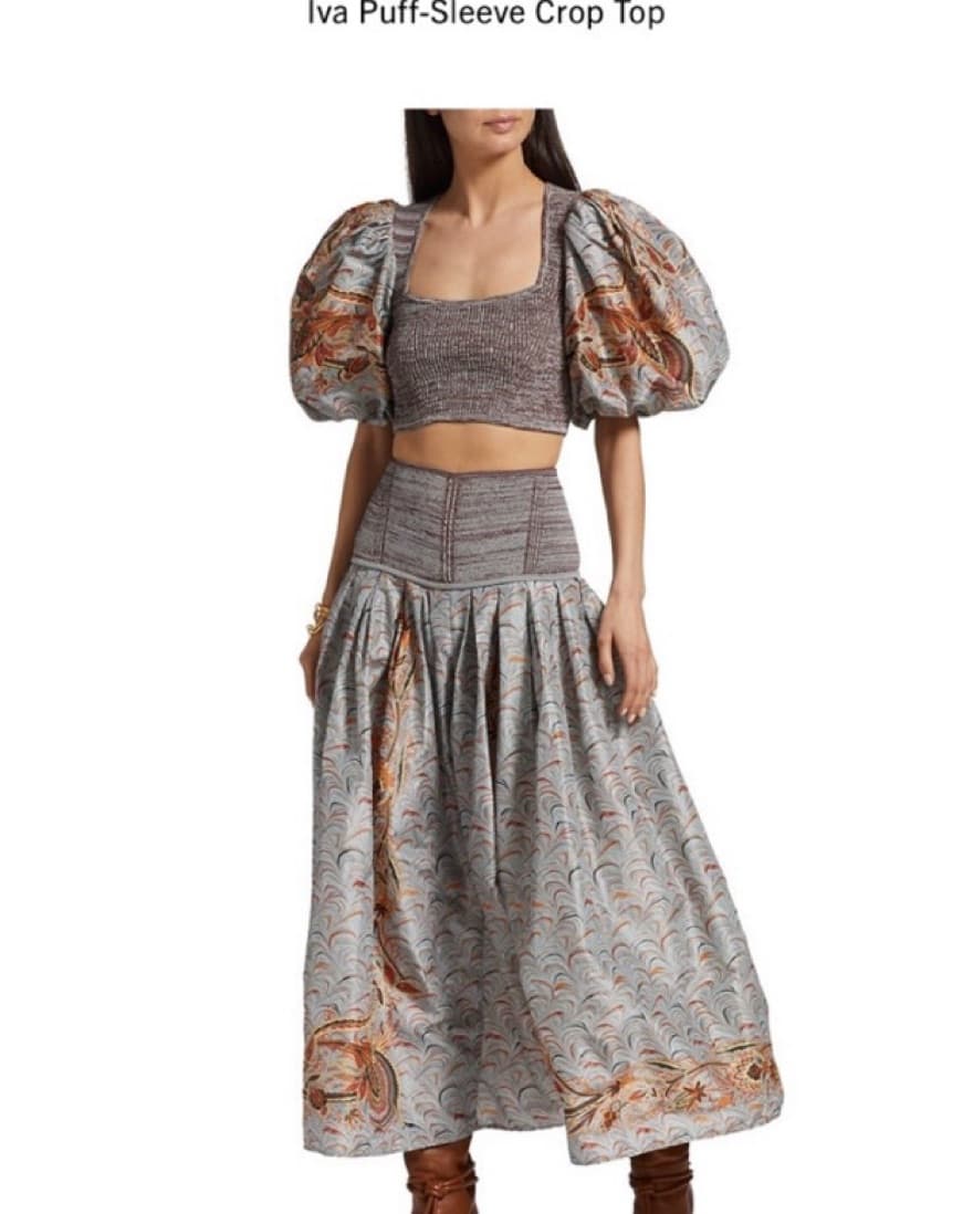 Iva Ulla Johnson Crop Blouse - Image 2