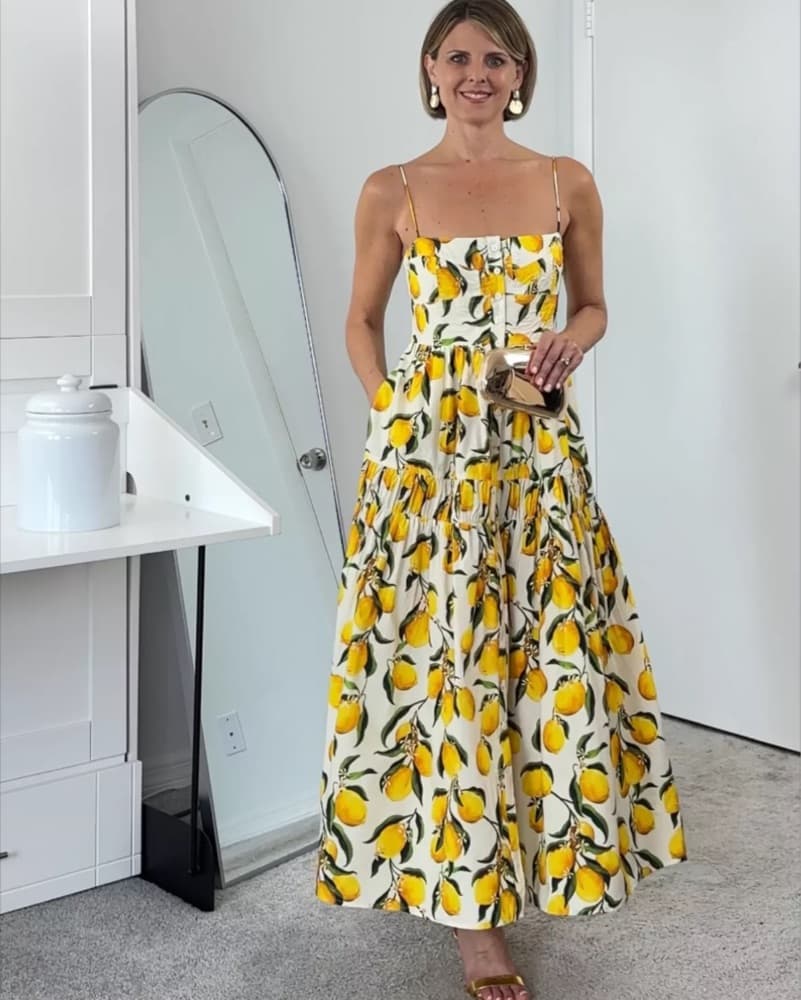 Jcrew A-line Lemon dress  - Image 3