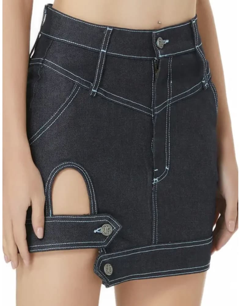 Gao Indigo Denim Set - XS - Image 4