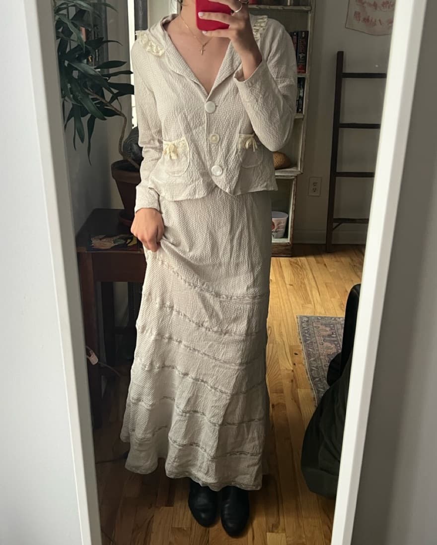 Victorian 2 Piece Skirt Suit - Image 4